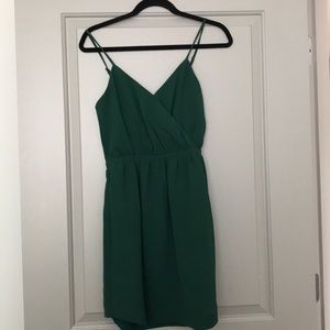 Green mini Madewell dress